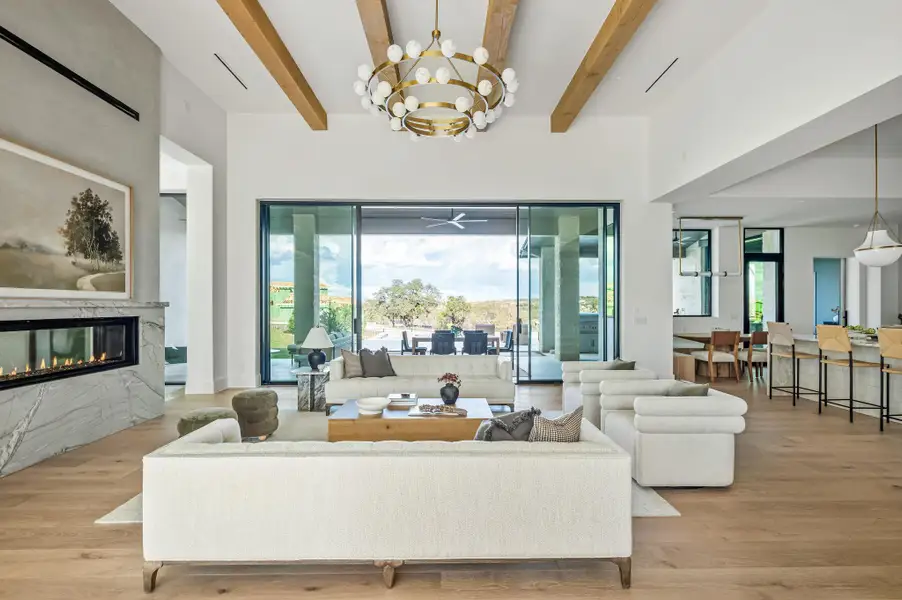 Furnished interior view inside a new home in , Austin (Image 9). Furnished interior view inside a new home in , Austin (Image 9).