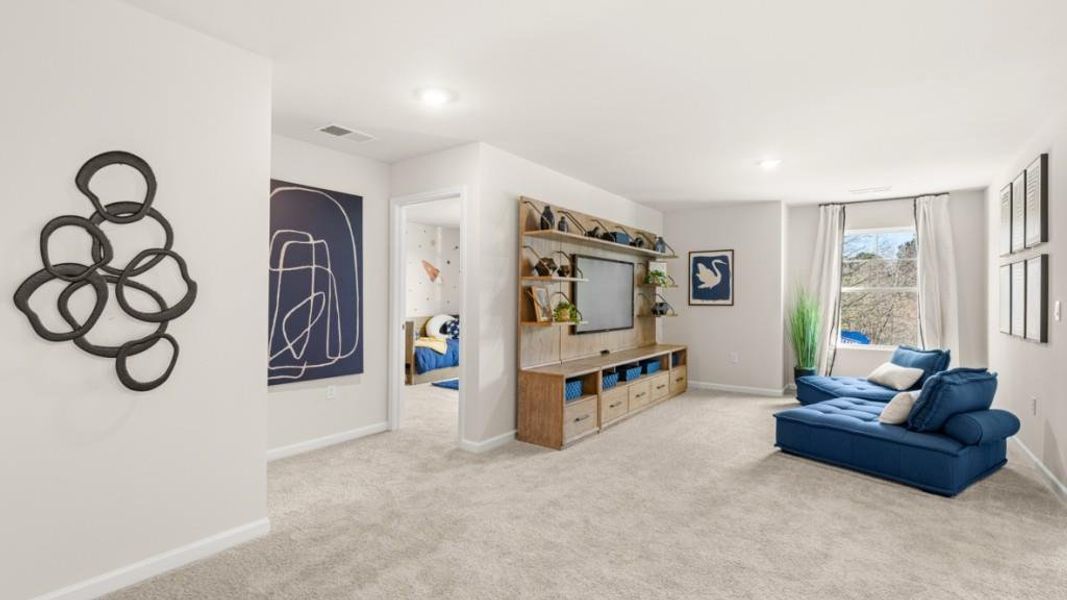 Furnished interior view inside a new home in Liberty Crossing, Braselton (Image 2).
