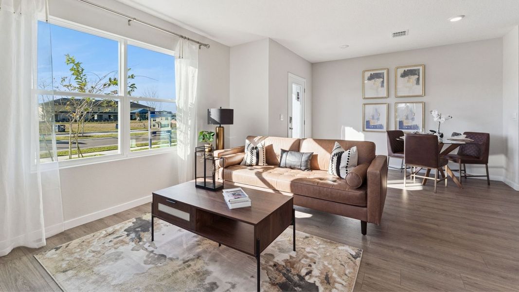 Furnished interior view inside a new home in Preston Cove, St. Cloud (Image 4).