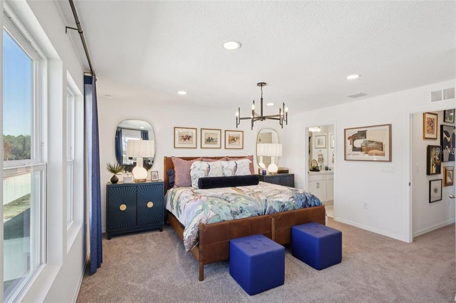 Furnished interior view inside a new home in Twin Oaks, Zephyrhills (Image 33).