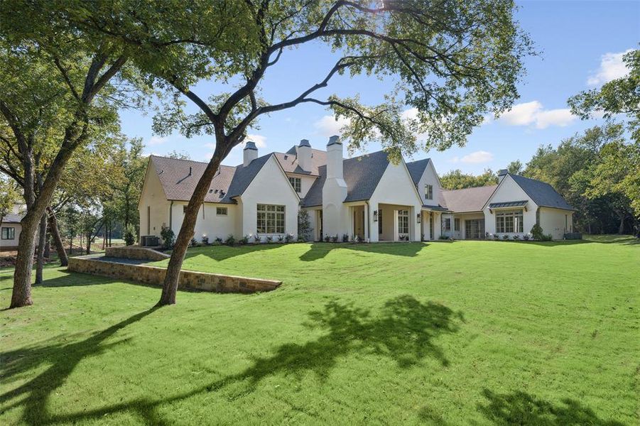 Front exterior of a new home in , Keller, TX, highlighting curb appeal (Image 24).
