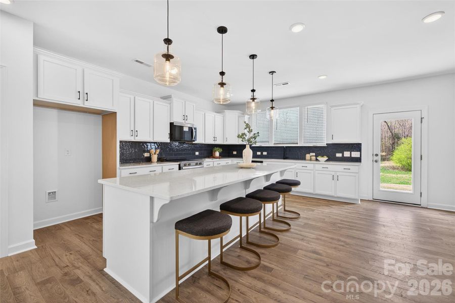 Furnished interior view inside a new home in , Troutman (Image 5).