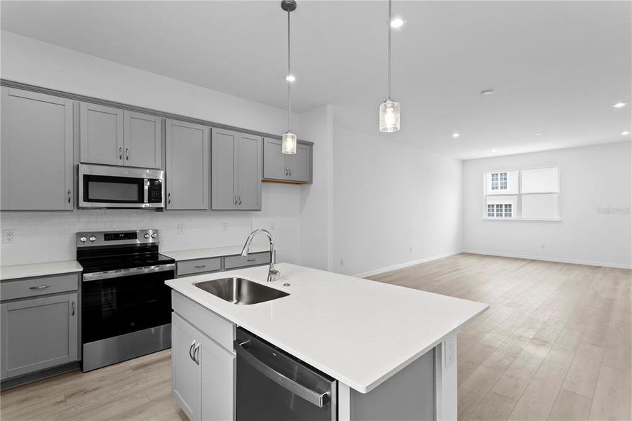 Furnished interior view inside a new home in , Westchase (Image 20).