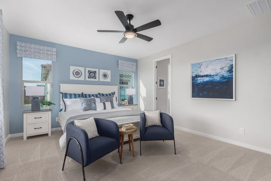 Representative furnished interior of a home built from the Granite Vista Avanti - Plan 1901 by Elliott Homes in Avanti at Granite Vista, Waddell (Image 11).