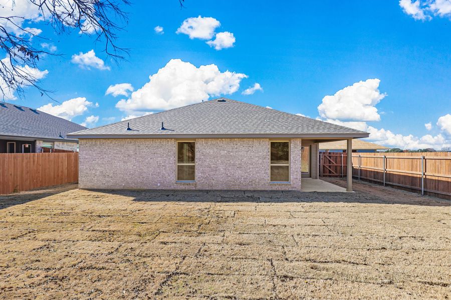 Representative exterior details of a home built from the Sherwood by Cheldan Homes in Pitcock Addition, Graham (Image 36). Representative exterior details of a home built from the Sherwood by Cheldan Homes in Pitcock Addition, Graham (Image 36).