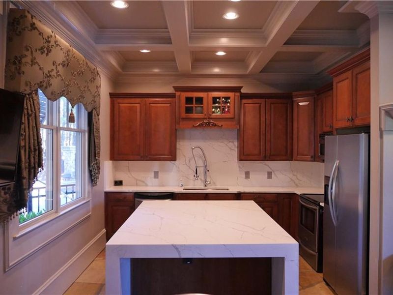 Furnished interior view inside a new home in The Village at Towne Lake, Woodstock (Image 14).