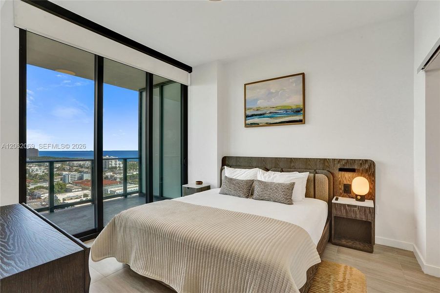 Furnished interior view inside a new home in , Miami Beach (Image 13).