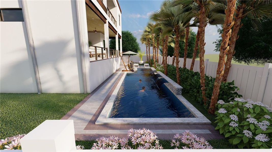 Exterior details and patio area of a home in , Tampa (Image 21).