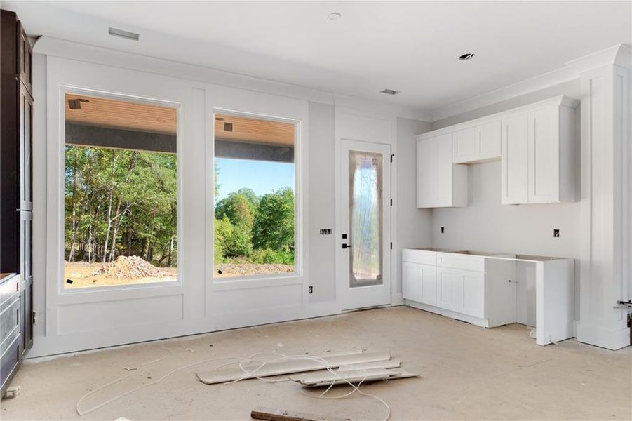 In-progress construction of a new home in , Buford, GA (Image 3).