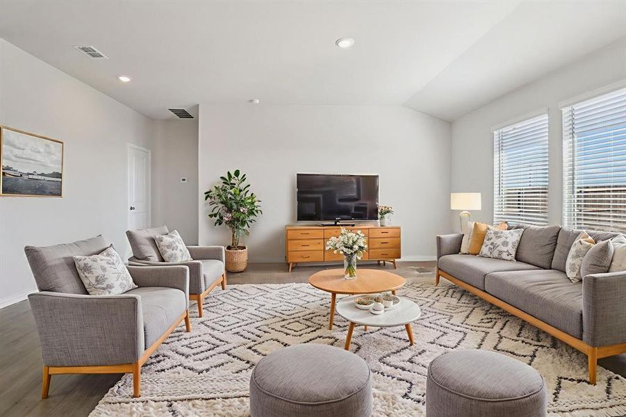 Furnished interior view inside a new home in River Ridge, Crandall (Image 6).