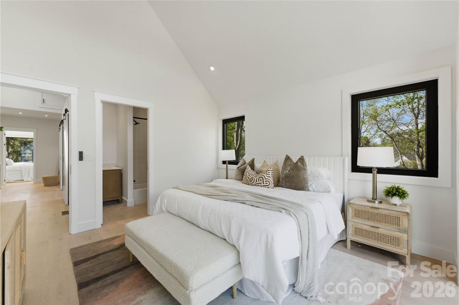 Furnished interior view inside a new home in , Charlotte (Image 6).