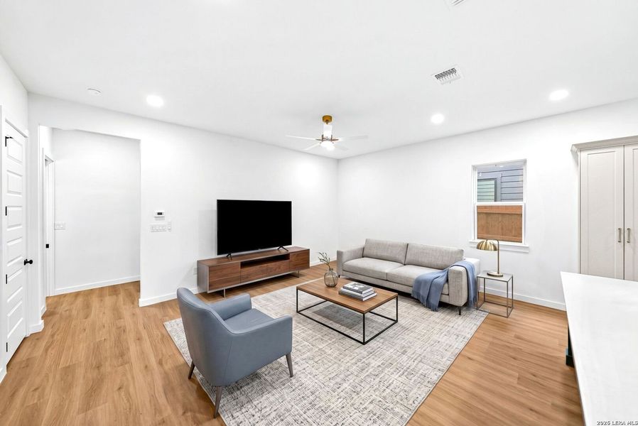 Furnished interior view inside a new home in , San Antonio (Image 10).