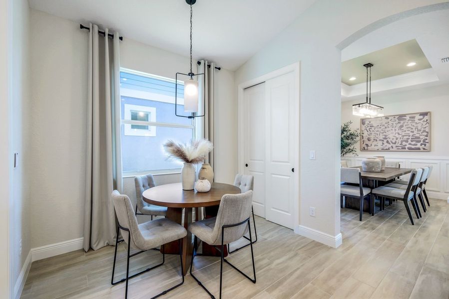 Furnished interior view inside a new home in The Sanctuary – Resort Collection, Punta Gorda (Image 9). Furnished interior view inside a new home in The Sanctuary – Resort Collection, Punta Gorda (Image 9).