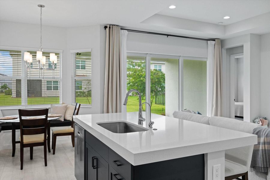 Furnished interior view inside a new home in , Westlake (Image 31).