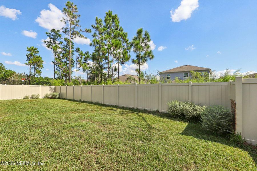 Exterior details and patio area of a home in Longleaf: Longleaf 60s, Jacksonville (Image 27).