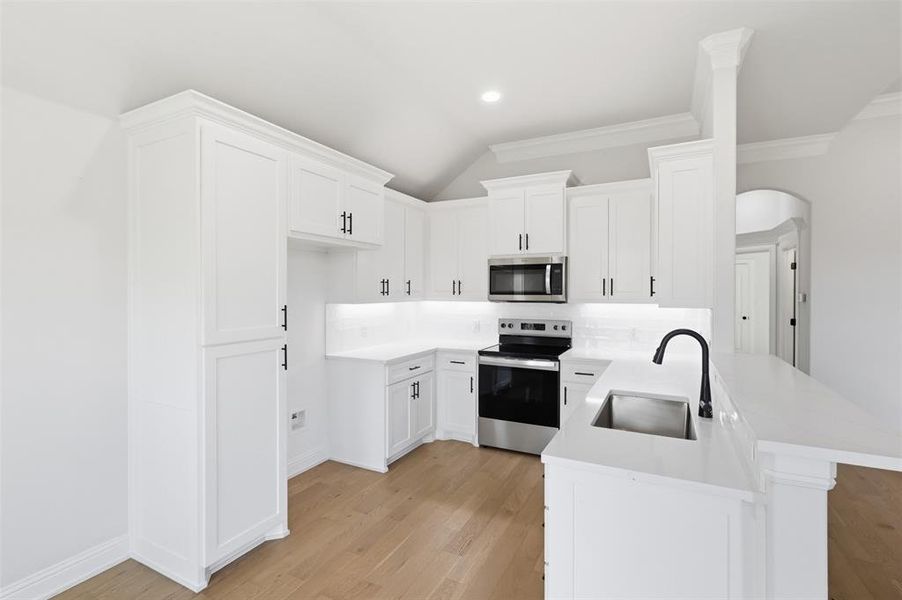 Furnished interior view inside a new home in , Springtown (Image 7).
