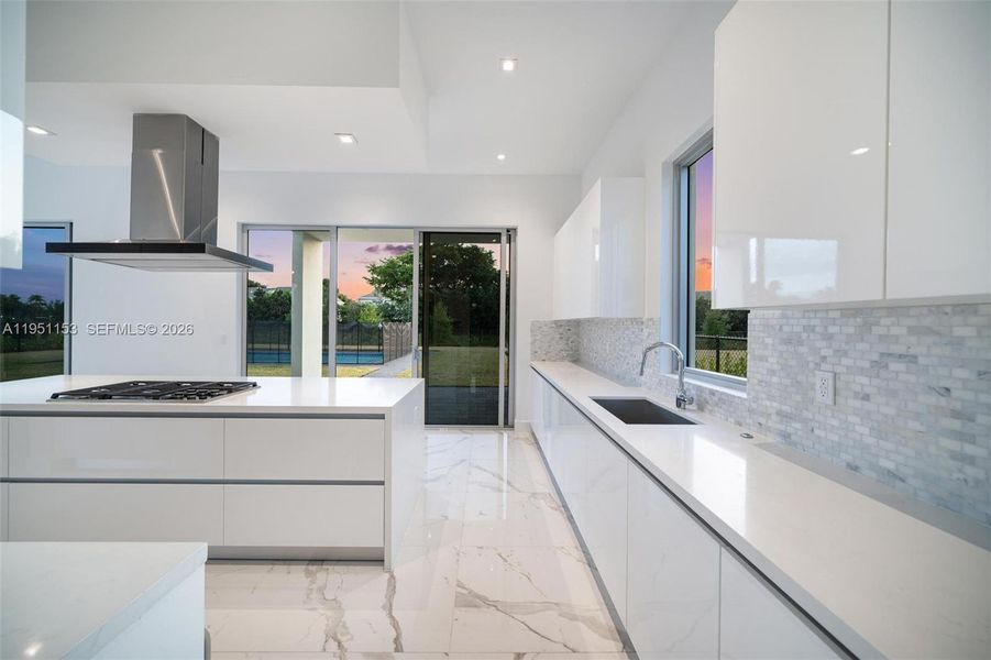 Furnished interior view inside a new home in , Weston (Image 16).
