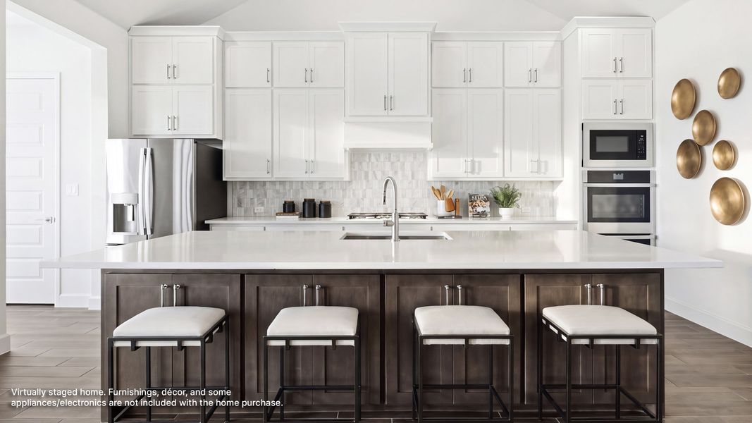 Furnished interior view inside a new home in Landmark, Denton (Image 5).