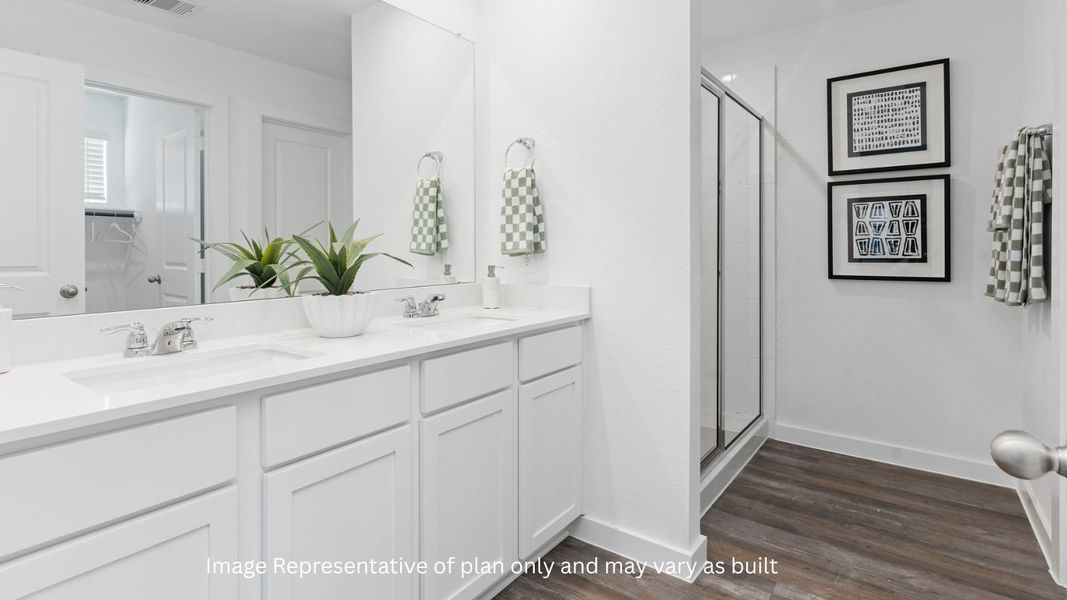 Furnished interior view inside a new home in Alaia Crossing, Houston (Image 16).
