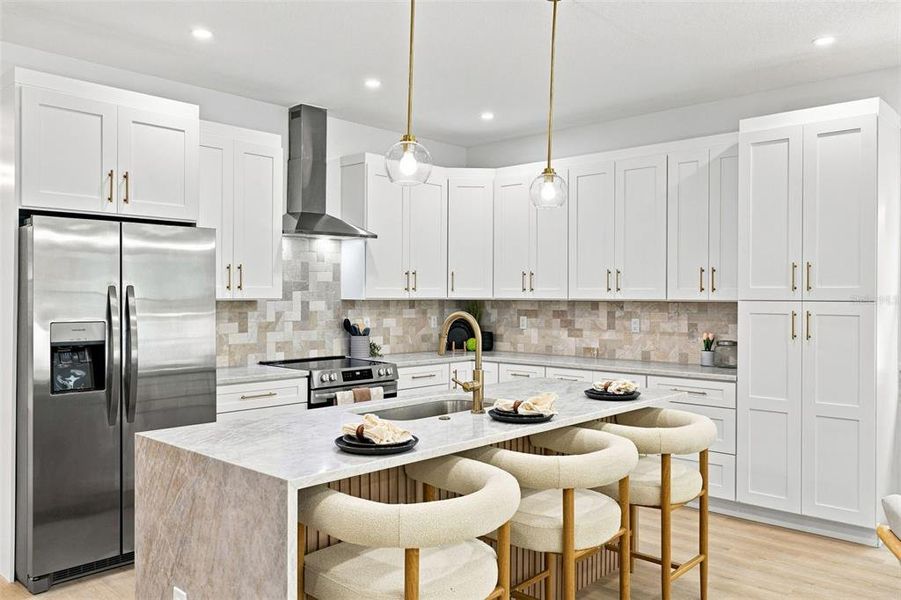Furnished interior view inside a new home in , Tampa (Image 8).