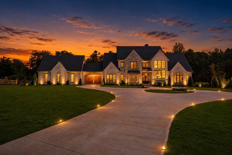 Front exterior of a new home in , Alpharetta, GA, highlighting curb appeal (Image 26).