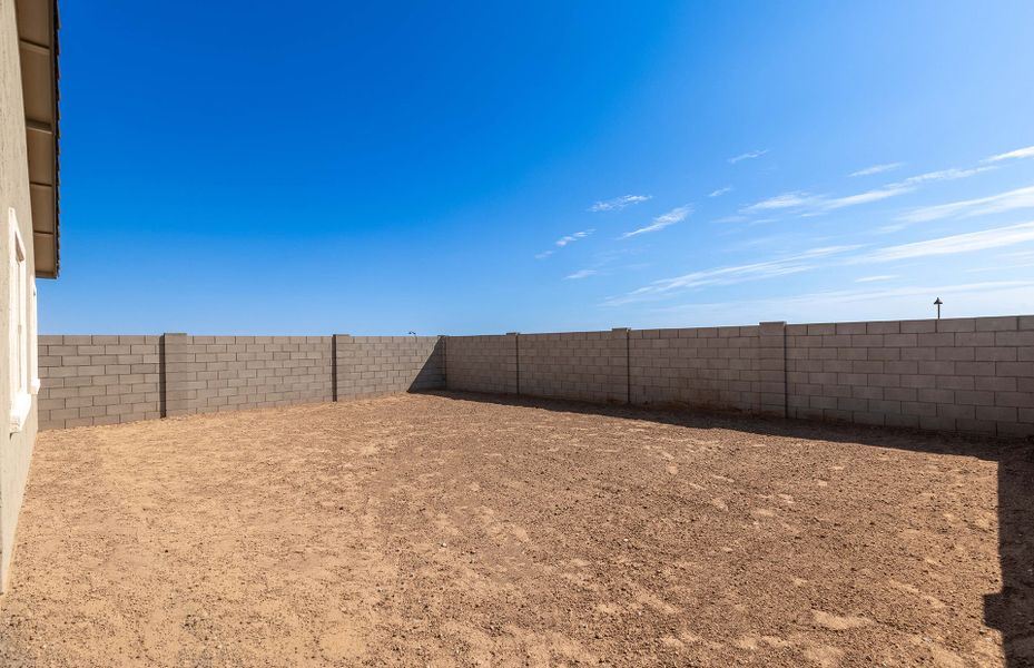 Exterior details and patio area of a home in El Rancho Santa Rosa, Maricopa (Image 3).