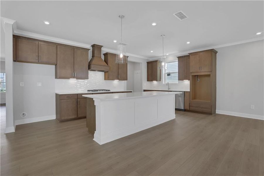 Furnished interior view inside a new home in The Paddocks at Doc Hughes, Buford (Image 5).