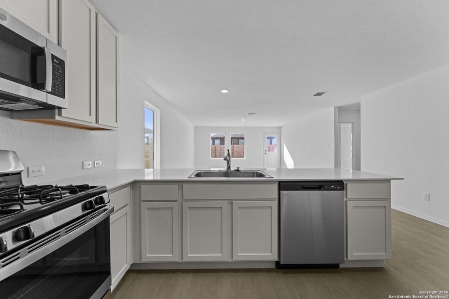 Furnished interior view inside a new home in Friendship Oaks, Fredericksburg (Image 6). Furnished interior view inside a new home in Friendship Oaks, Fredericksburg (Image 6).