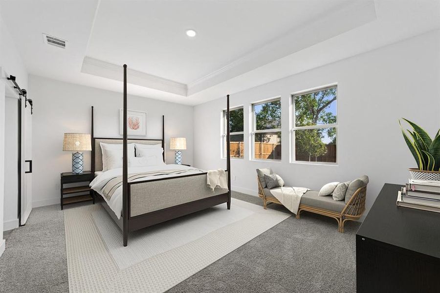 Furnished interior view inside a new home in Heritage Ranch, Sherman (Image 12).