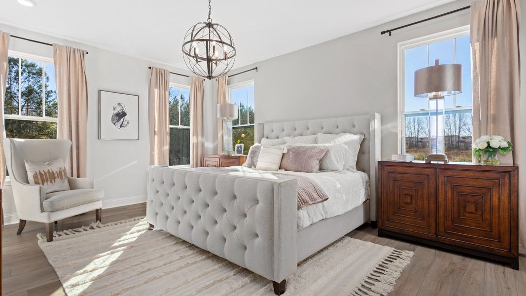 Representative furnished interior of a home built from the Cooper 3 by DRB Homes in Bellerose, Gibsonville (Image 12). Representative furnished interior of a home built from the Cooper 3 by DRB Homes in Bellerose, Gibsonville (Image 12).