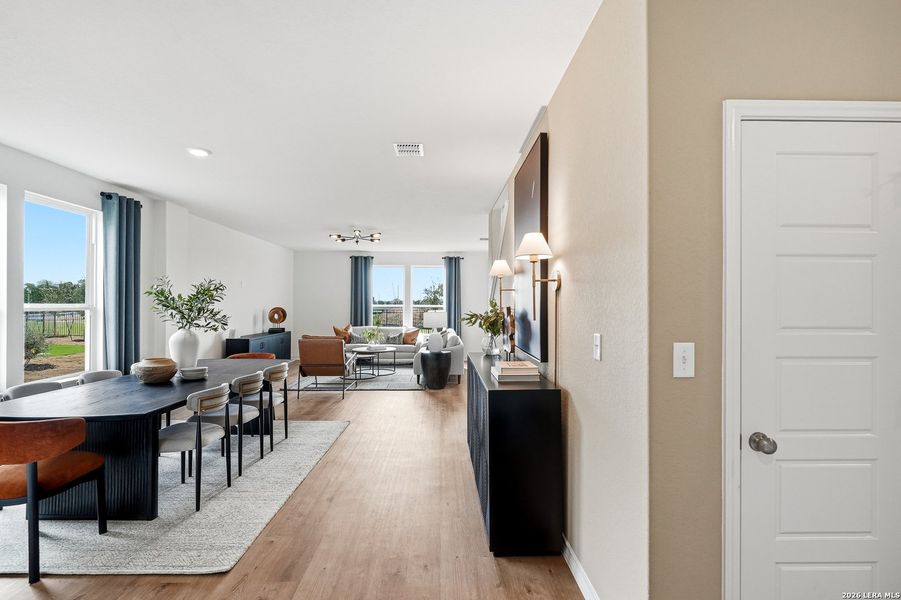 Furnished interior view inside a new home in Horizon Ridge, San Antonio (Image 13).