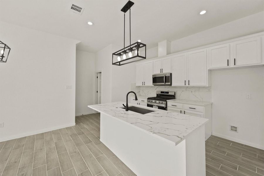 Furnished interior view inside a new home in , Houston (Image 13).