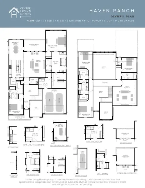 2D floor plan layout for the Olympic by Centre Living Homes in Haven Ranch, Waxahachie, TX (Image 3). 2D floor plan layout for the Olympic by Centre Living Homes in Haven Ranch, Waxahachie, TX (Image 3).