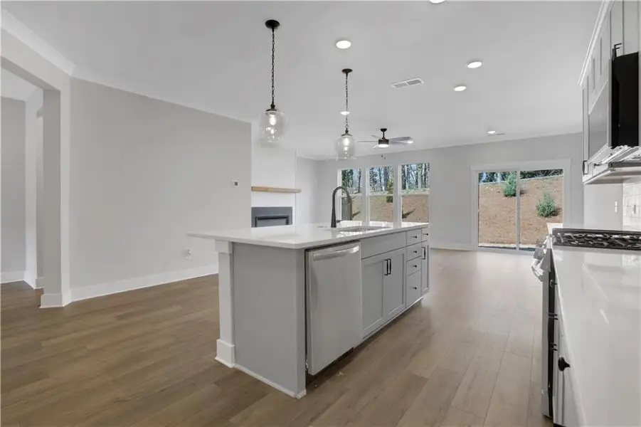 Furnished interior view inside a new home in , Dawsonville (Image 8).