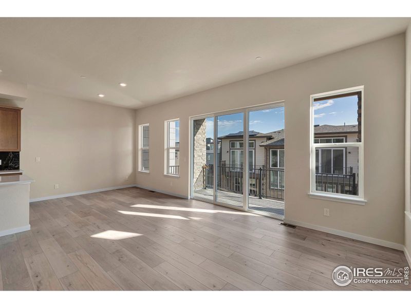 Family Room w/ Covered Deck