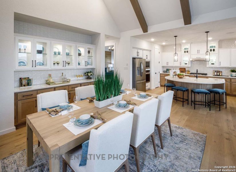 Furnished interior view inside a new home in Meyer Ranch, New Braunfels (Image 37).