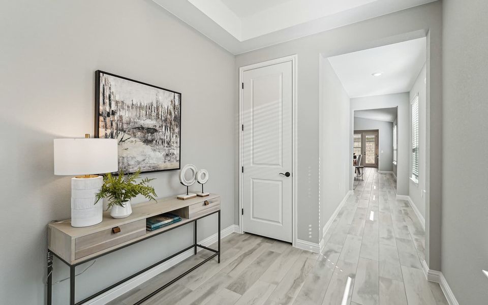 Representative furnished interior of a home built from the Evergreen by Brookfield Residential in Traditional at Kissing Tree, San Marcos (Image 4). Representative furnished interior of a home built from the Evergreen by Brookfield Residential in Traditional at Kissing Tree, San Marcos (Image 4).
