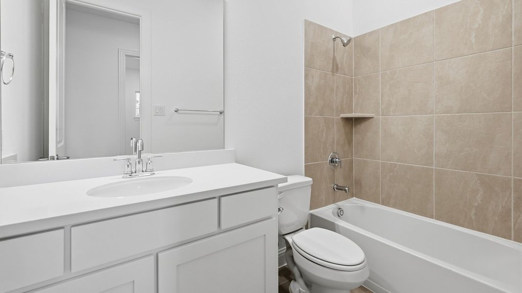 Furnished interior view inside a new home in Rio Vista at Kelly Ranch, Aledo (Image 9).