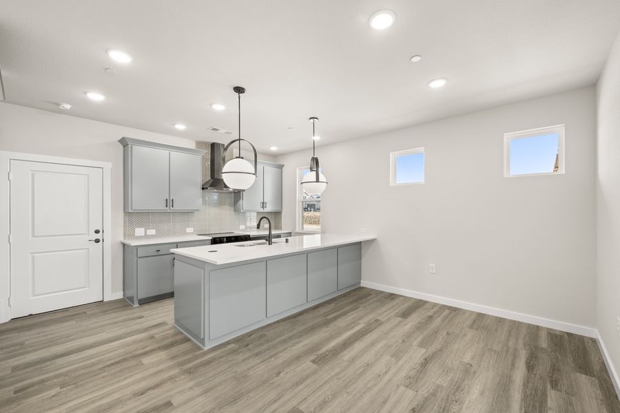 Furnished interior view inside a new home in Wildridge, Oak Point (Image 5).