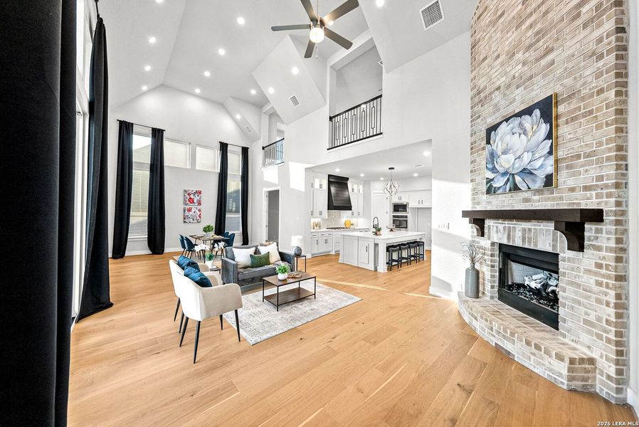 Furnished interior view inside a new home in Ventana, Bulverde (Image 17).