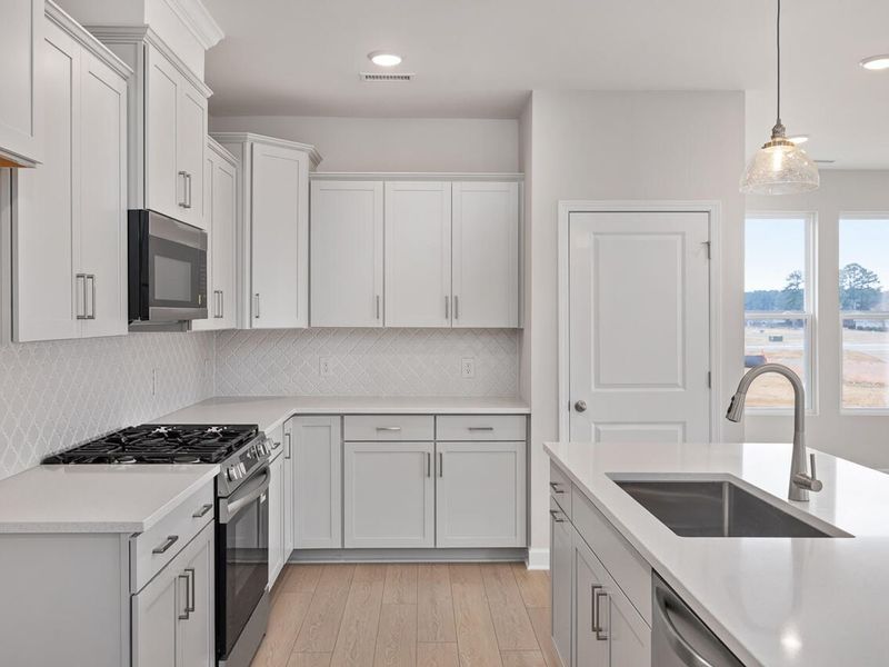 Furnished interior view inside a new home in Retreat at North Main, Lillington (Image 5).