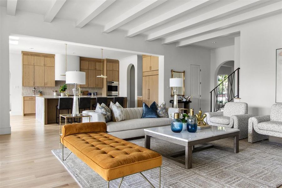 Furnished interior view inside a new home in , Dallas (Image 36). Furnished interior view inside a new home in , Dallas (Image 36).