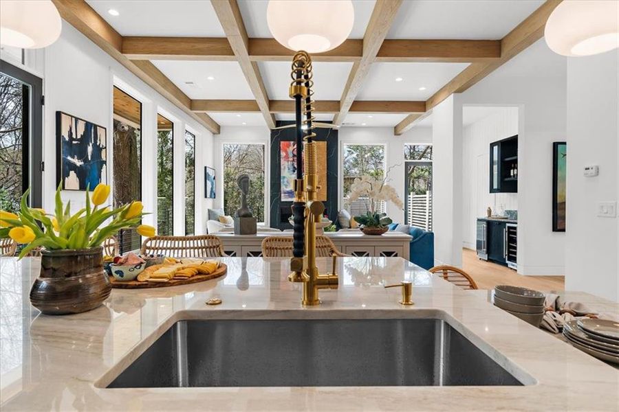 Furnished interior view inside a new home in , Atlanta (Image 13).