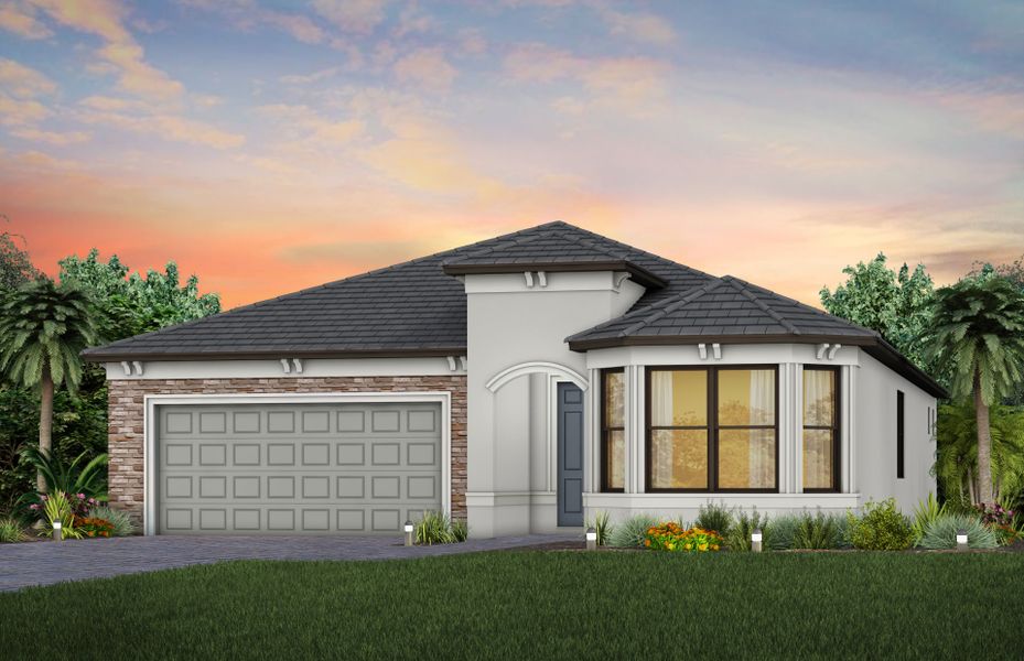 Exterior FM3 with optional stone