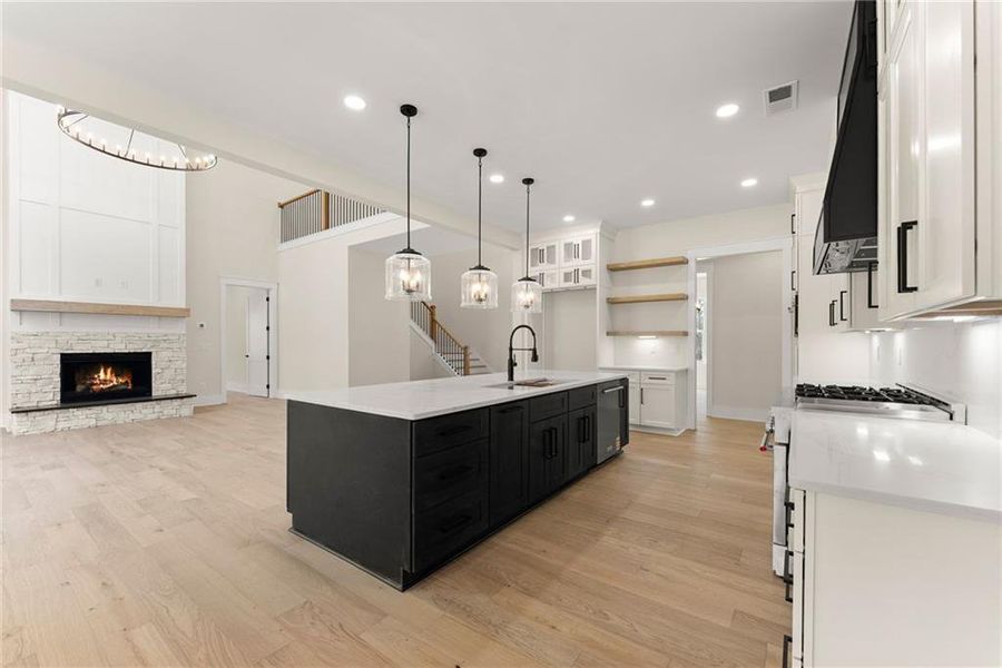 Furnished interior view inside a new home in , Hoschton (Image 10).