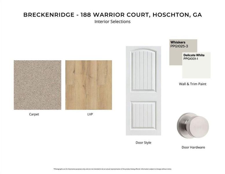 Sample of building materials used in homes in Twin Lakes, Hoschton (Image 4).
