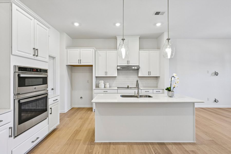 Furnished interior view inside a new home in Terraces at the Exchange, Fort Mill (Image 6).