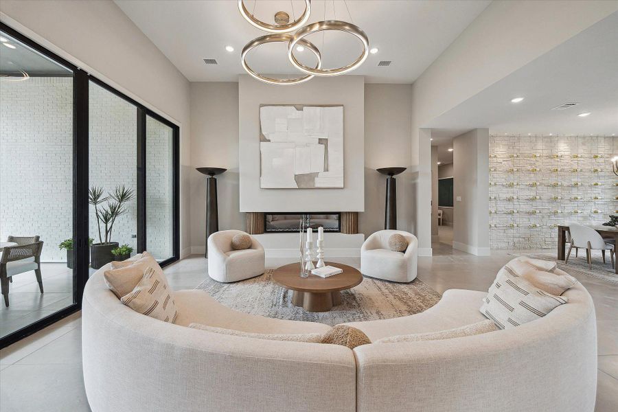 Furnished interior view inside a new home in Audubon, Magnolia (Image 18).