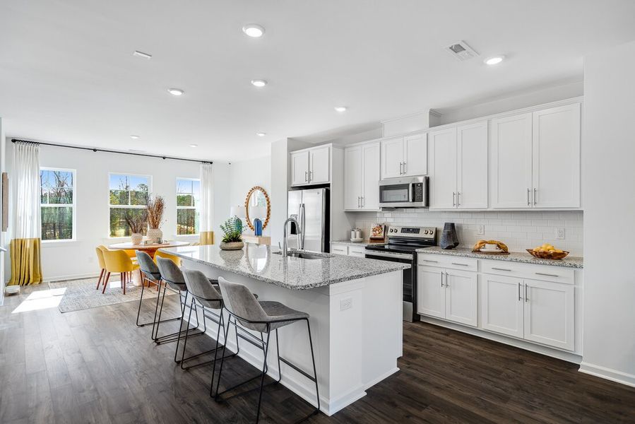 Furnished interior view inside a new home in Silverstone, Knightdale (Image 6).