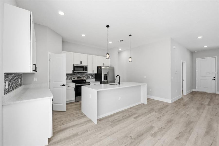 Furnished interior view inside a new home in , Ocala (Image 9).